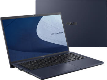 ASUS ExpertBook B1 Star Black Wi-Fi 6 Notebook, 15.6 Zoll, i3-1115G4, 2C/4T, 8GB RAM, 256GB SSD, Win 10 Pro