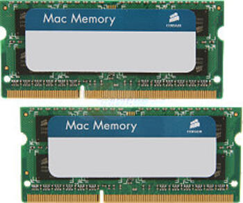 DDR3RAM 2x 4GB DDR3-1333 Corsair Mac Memory SO-DIMM, CL9 Kit
