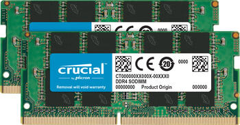 DDR4RAM 2x 16GB DDR4-3200 Crucial SO-DIMM, CL22-22-22 Kit 