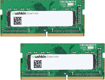 DDR4RAM 2x 8GB DDR4-3200 Mushkin Essentials SO-DIMM, CL22-22-22-52 Kit