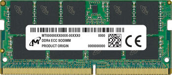 DDR4RAM 16GB DDR4-3200 Micron SO-DIMM ECC, CL22-22-22 