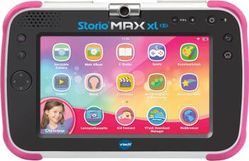 VTech Storio Max XL 2.0 Tablet pink Tablet 7 Zoll Display, das interaktive Lerntablet