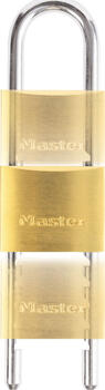 MASTER LOCK 50 mm breites Vorhngeschloss mit Gehuse aus Massivmessing mit verstellbarem Bgel von 70 bis 155 mm