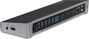StarTech USB 3.0 Triple-Video Dockingstation, 4K Unterstütz. 