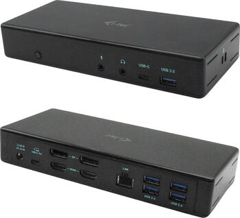 i-tec USB-C Quattro Display Docking Station with Power Delivery 85 W i-tec USB-C Quattro Display Docking Station with Power Delivery 85 W