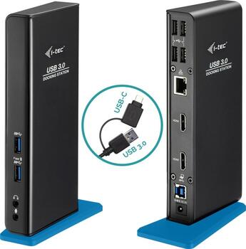i-tec USB 3&period;0 Dual HDMI Docking Station&comma; USB-B 3&period;0 &lbrack;Buchse&rsqb;