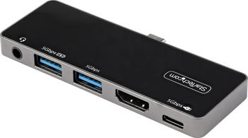 StarTech USB-C Dockingstation Digital AV-Multiport-Adapter USB-C auf 4K 60Hz HDMI 2.0, USB-C Power Delivery 100W
