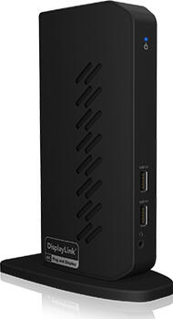 RaidSonic Icy Box IB-DK2252AC, USB-B 3.0 [Buchse], LAN-Adapter, USB-Hub, Videoadapter