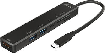 i-tec USB-C Travel Easy Dock, HDMI 4K, USB-C, USB 3.0, USB 2.0, SD+microSD Kartenleser Power Delivery 60W i-tec USB-C Travel Easy Dock, HDMI 4K, USB-C, USB 3.0, USB 2.0, SD+microSD Kartenleser Power Delivery 60W