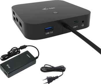 i-tec USB-C HDMI DP Docking Station&comma; inkl&period; 112W Netzteil&comma; USB PD 100W&comma; USB-C 3&period;1 &lbrack;Stecker&rsqb;