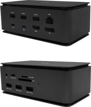 i-tec USB4 Metal Docking Station Dual 4K HDMI DP, USB PD 80W, USB4 [Buchse]