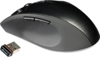 Ultron Wireless Carbon Optical Mouse USB Maus 