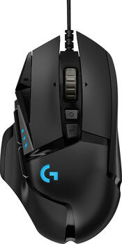 Logitech G502 Hero, USB schwarz Gaming Maus Logitech G502 Hero, USB schwarz Gaming Maus