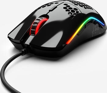 Glorious PC Gaming Race Model O schwarz glänzend, Maus, beidhändig