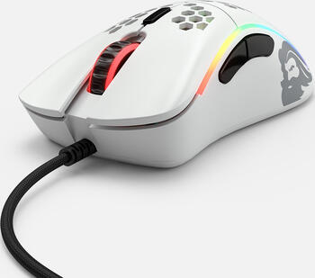 Glorious PC Gaming Race Model D- weiß matt, Maus, rechtshänder