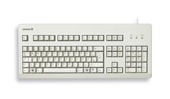 Cherry G80-3000 hellgrau, USB, Layout: DE, mechanisch, Cherry MX BLUE, Tastatur