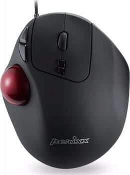Perixx Perimice-517 schwarz, Maus, kabelgebunden, USB 