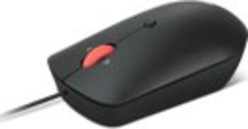 Lenovo ThinkPad USB-C Wired Compact Mouse Raven Black, Maus, beidhändig