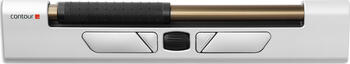 Contour Design RollerMouse mobile grau/rot, Maus, kabellos (2.40GHz, Bluetooth LE) oder kabelgebunden, USB