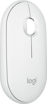 Logitech M350s Pebble Mouse 2 weiß, Maus 