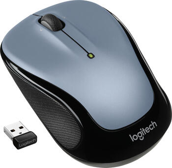 Logitech M325s Wireless Mouse Light Silver grau/schwarz, Maus Logitech M325s Wireless Mouse Light Silver grau/schwarz, Maus