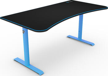 Arozzi Arena Gaming Desk schwarz/blau, Gaming Schreibtisch 