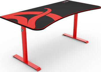 Arozzi Arena Gaming Desk schwarz/rot, Gaming Schreibtisch 