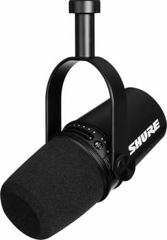 Shure MV7-K Dynamisches Mikrofon USB/ XLR Schwarz Streaming Equipment