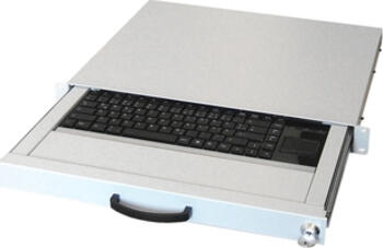 Aixcase Tastaturschublade mit Tastatur und integriertes Touc 