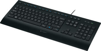 Logitech Corded Keyboard for Business K280e, schwarz,