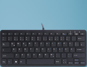 R-Go Compact schwarz, USB, DE Tastatur 