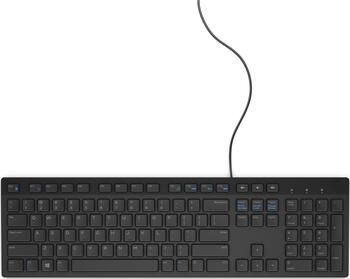 Dell KB216 Multimedia Keyboard schwarz&comma; Layout&colon; US&comma; Rubber Dome&comma; Tastatur