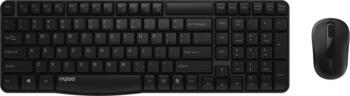 Rapoo X1800S Wireless Desktop Combo schwarz, Layout: DE, Tastatur