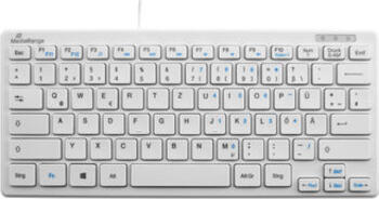 MediaRange MROS113 Tastatur USB QWERTZ, deutsch, Weiß 