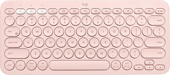 Logitech K380 Multi-Device Bluetooth Keyboard rosa, Layout: DE, Rubber Dome, Tastatur Logitech K380 Multi-Device Bluetooth Keyboard rosa, Layout: DE, Rubber Dome, Tastatur