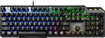 MSI Vigor GK50 ELITE, Layout: DE, mechanisch, Kaihua/Kailh Box WHITE, RGB, Gaming-Tastatur