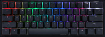 Ducky One 2 Mini RGB PBT schwarz, Layout: DE, mechanisch, Cherry MX RGB BROWN, RGB, Gaming-Tastatur