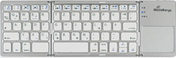 MediaRange MROS133 Tastatur Bluetooth QWERTZ Deutsch, Schweiz Silber