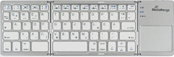 MediaRange MROS133 Tastatur Bluetooth QWERTZ Deutsch, Schweiz Silber MediaRange MROS133 Tastatur Bluetooth QWERTZ Deutsch, Schweiz Silber