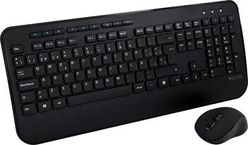 V7 CKW300 Professional Wireless Tastatur und Maus Set, Layout: ES, Tastatur