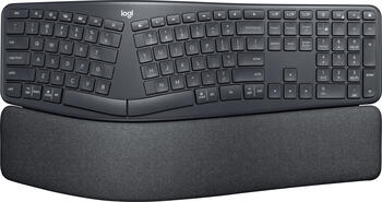 Logitech Ergo K860 for Business, Layout: DE, Rubber Dome, Tastatur