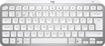 Logitech MX Keys Mini Pale Gray, Layout: US, Rubber Dome, Tastatur