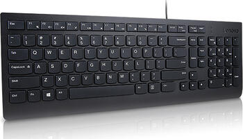 Lenovo Essential Wired Keyboard, Layout: DE, Rubber Dome, Tastatur