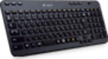 Logitech K360 Wireless Keyboard Black Glamour, USB, Layout US