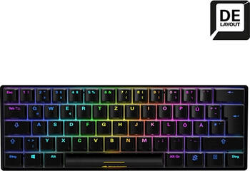 Sharkoon Skiller SGK50 S4 Black, Layout: DE, mechanisch, Kailh KT BROWN, RGB, Gaming-Tastatur