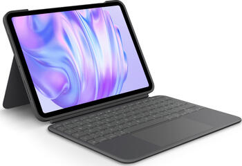 Logitech Combo Touch&comma; KeyboardDock f&uuml;r Apple iPad Pro 11 &lpar;M4&rpar; 2024&comma; grafit&comma; DE