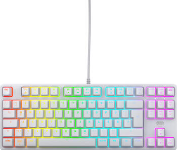 CHERRY K4V2 TKL weiß Tastatur, Layout: DE Cherry MX2A Red, RGB CHERRY K4V2 TKL weiß Tastatur, Layout: DE Cherry MX2A Red, RGB