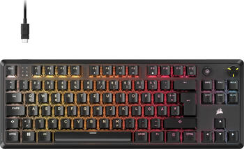 Corsair K70 CORE TKL RGB Gaming-Tastatur, schwarz Layout: DE, CORSAIR MLX Red, mechanisch Corsair K70 CORE TKL RGB Gaming-Tastatur, schwarz Layout: DE, CORSAIR MLX Red, mechanisch