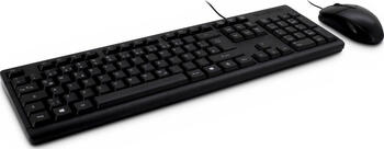 Inter-Tech KB-118, USB, DE Layout Tastatur-Maus-Kombination schwarz