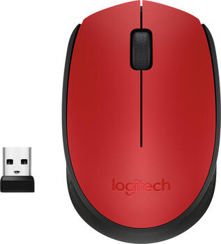 Logitech M171 Wireless Maus rot Logitech M171 Wireless Maus rot